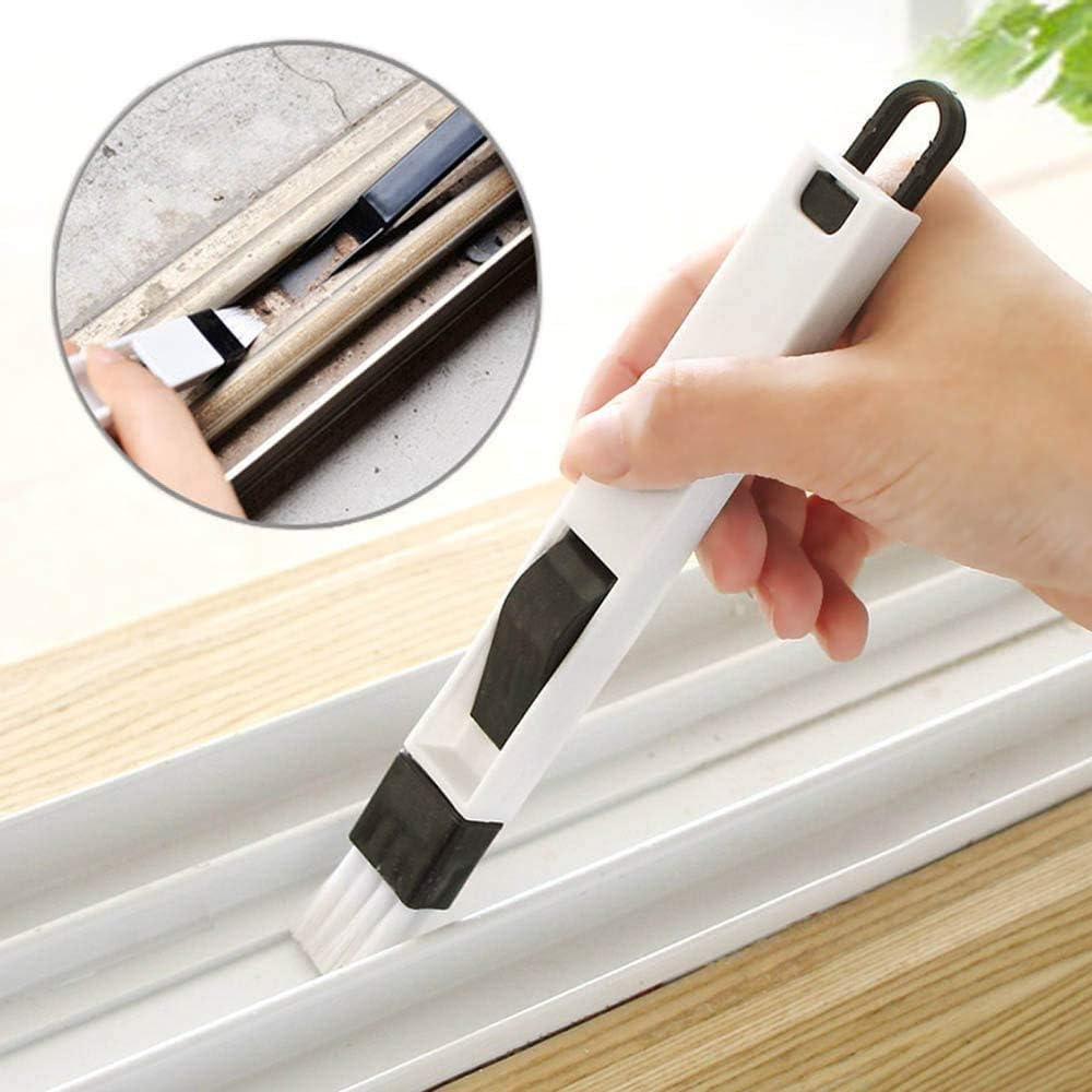 Magic Window Track Cleaner,Window Slot Cleaning Brush Tool Set