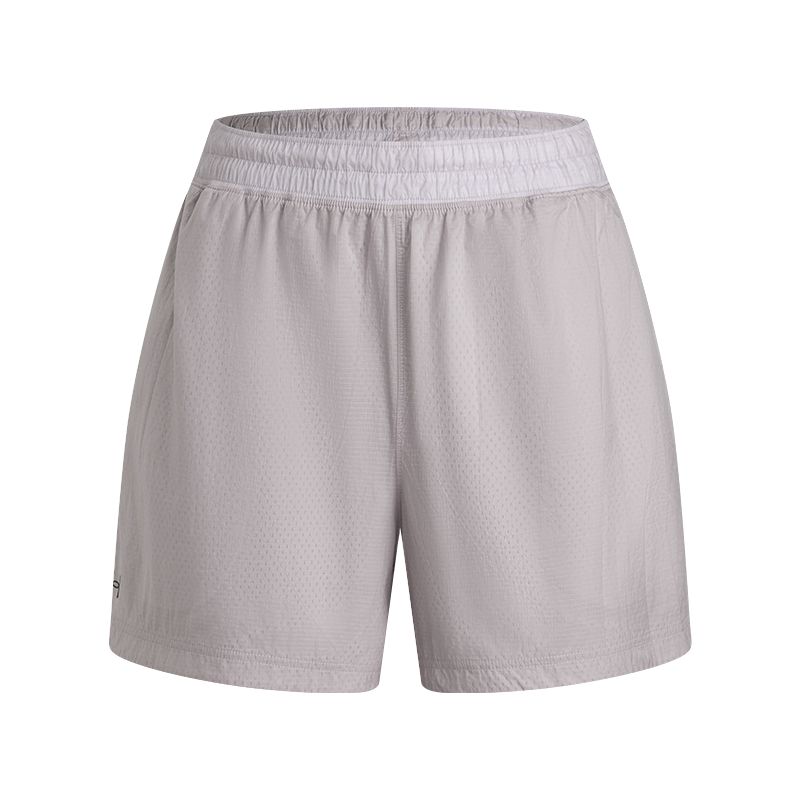 

Under Armour Rival Breathable Comfortable Loose Fit Shorts Women Shorts Dawn-Gray Pink 1389628-009 XL