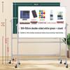 Tablă Albă Magnetică Mobilă - Tablă Ștergătoare pentru Scris și Desen pentru Casă, Predare și Training