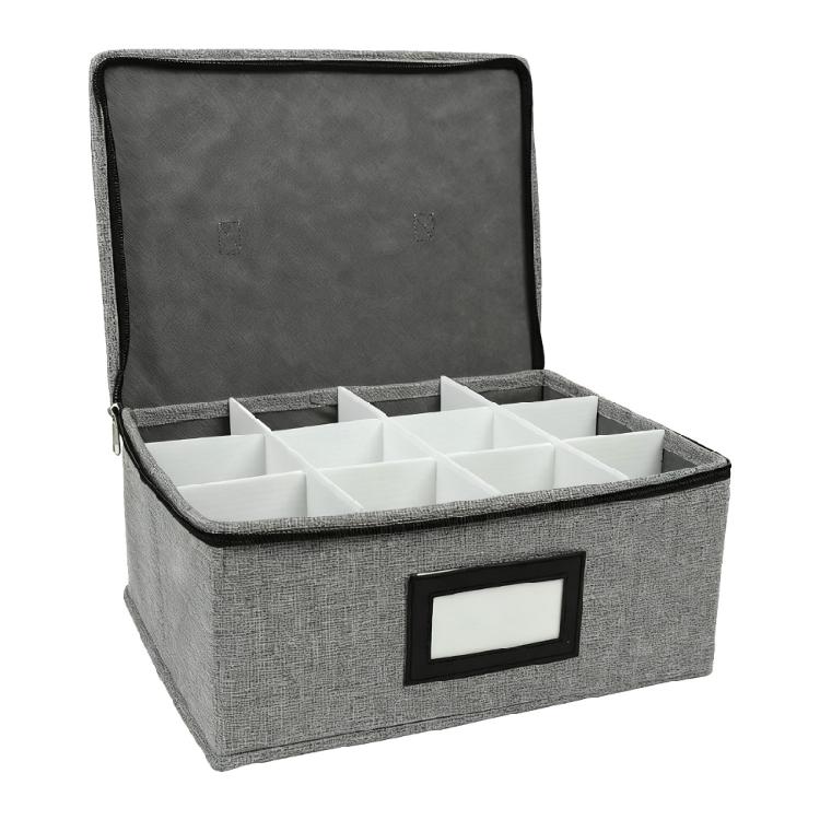 Elegant Glass Display Case Crafted of Washable Cloth Materials Fit Standard Cabinets Countertops