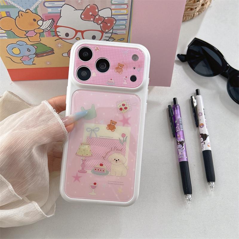

Pink Plaid Desk Lamp iPhone 17/16 Pro Max/15 Pro Girly Phone Case iPhone 16