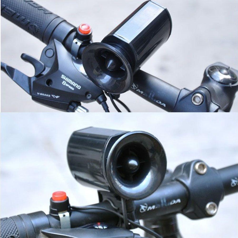 New Cycling Black 6Sounds Ultra-loud Speaker Siren Bike Alarm Bell Horn