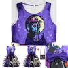 The Nightmare Before Christmas Halloween Girl Dress With Bow And Bag For Kids Ages 3 To 8