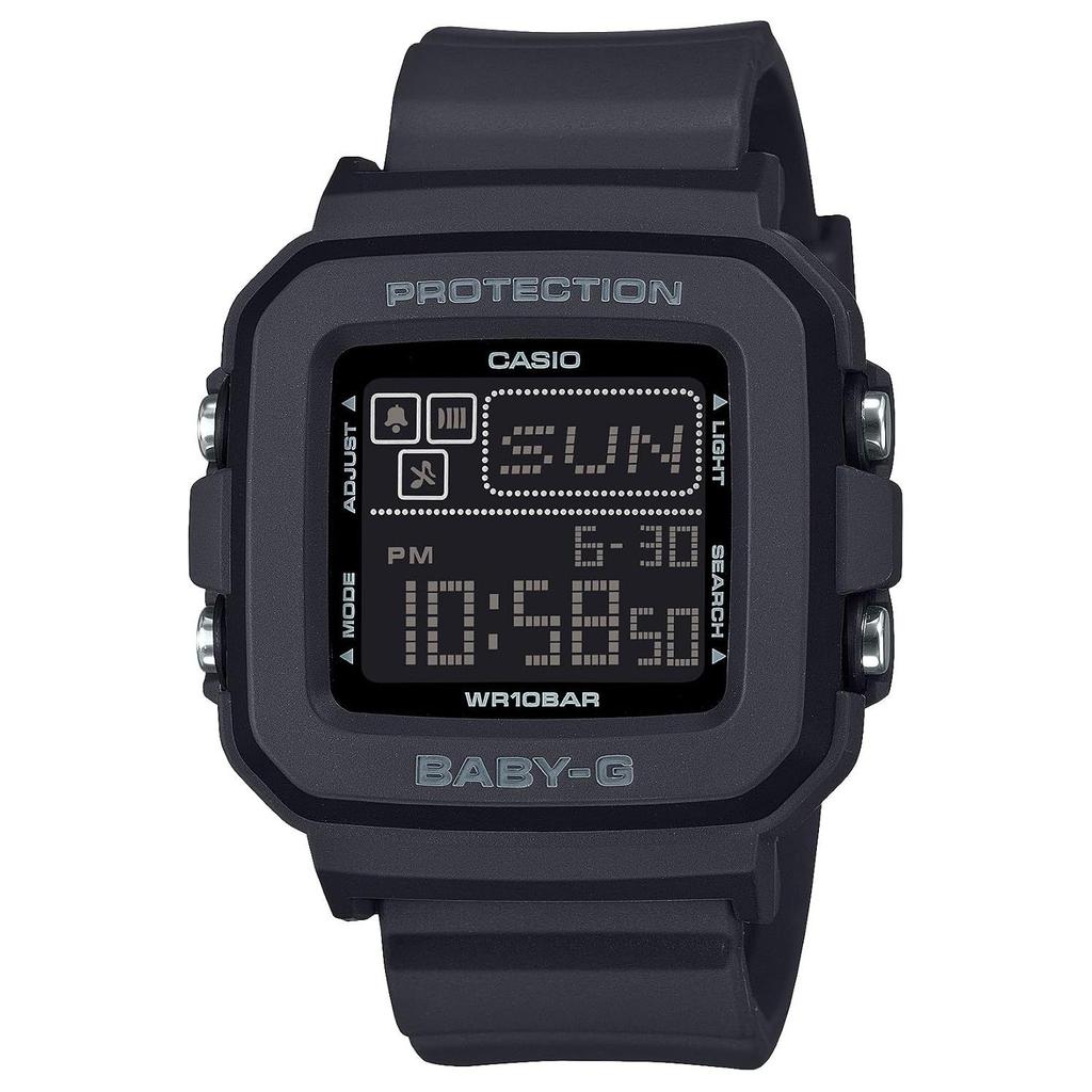 Casio Wristwatch Baby-G Domestic Genuine Product BGD-10-1JF Ladies Black
