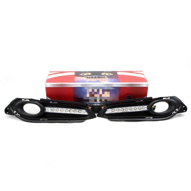 

Honda Vezel 15-17 LED Front Fog & Daytime Running Light Kit LED Daylight Set [White + Yellow Turn Signals]