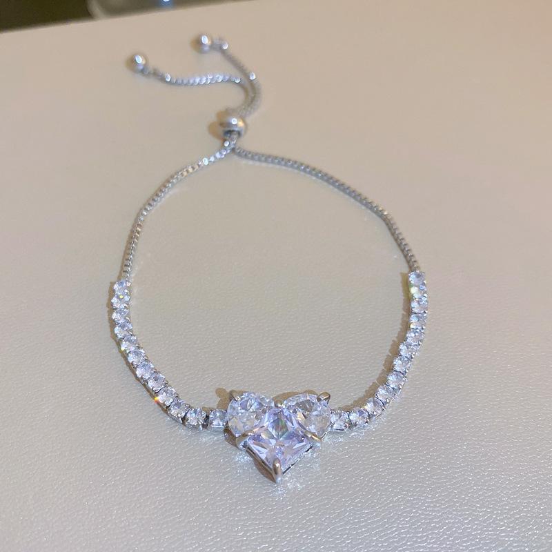 Women Gold Four Leaf Clover Bracelet Adjustable Delicate Bangle Wedding Party Jewelry Gift