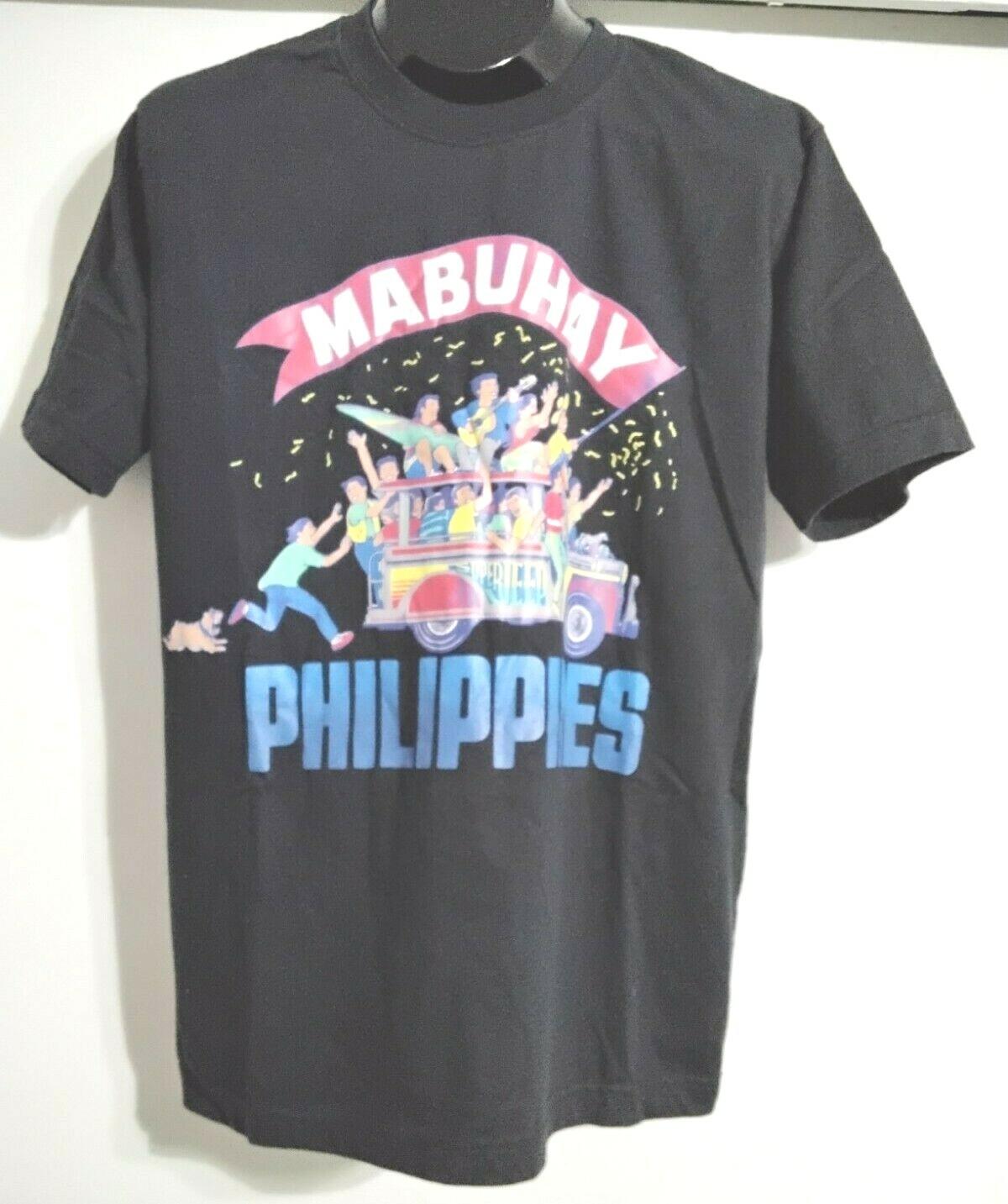 Kool Mabuhay Philippines Super Jeep Size L Tee Shirt Soft Sharp Black S