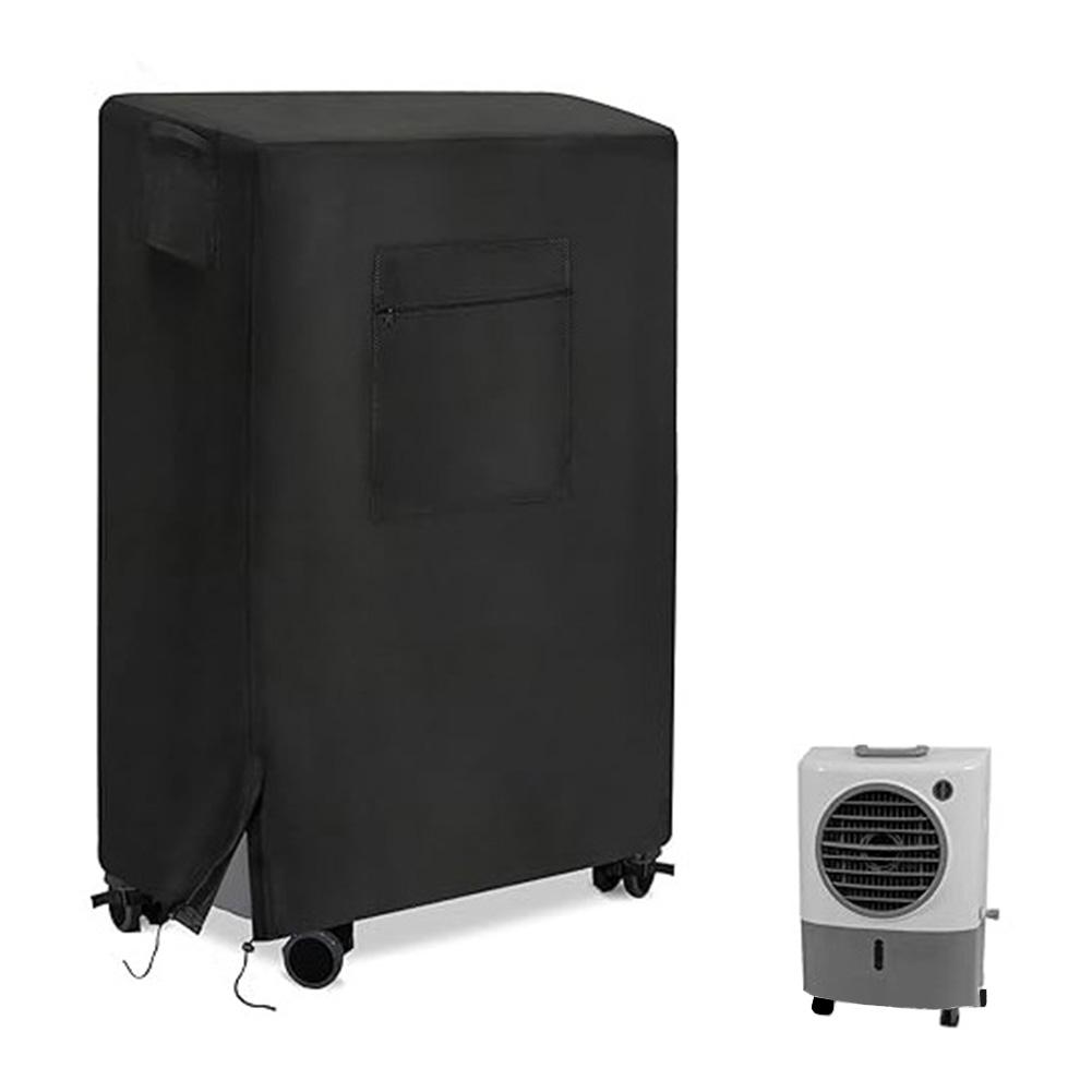 600D Portable Evaporative Cooler Cover Waterproof Dustproof Oxford Cloth with Handles and Adjustable Straps for Outdoor Use