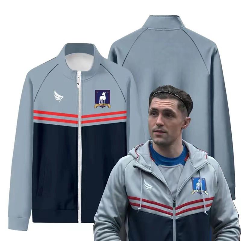 COS Football Coach Stand Collar Sweatshirt Ted Lasso AFC Richmond Casual Jacket Men