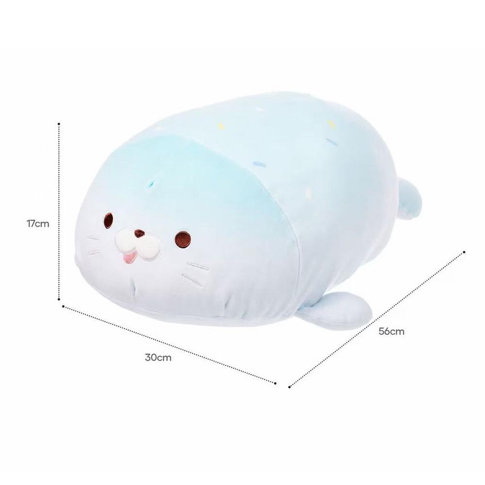 Soft Cuddle Seal Stuffed Animal Cute Seal Shape Ocean Animal Plush Gifts Seal Plush Toy Birthday