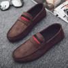 Summer Trendy Shoes Men'S Social Loafers Men'S Social People Lazy Shoes Black One-Pedal Casual Shoes Men
