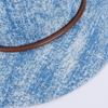 Unisex rybářská čepice Extra široký okraj Nastavitelný střih Turistický klobouk Bucket Větruodolná přezka Vypraný denim Venkovní cestování Ochrana proti UV