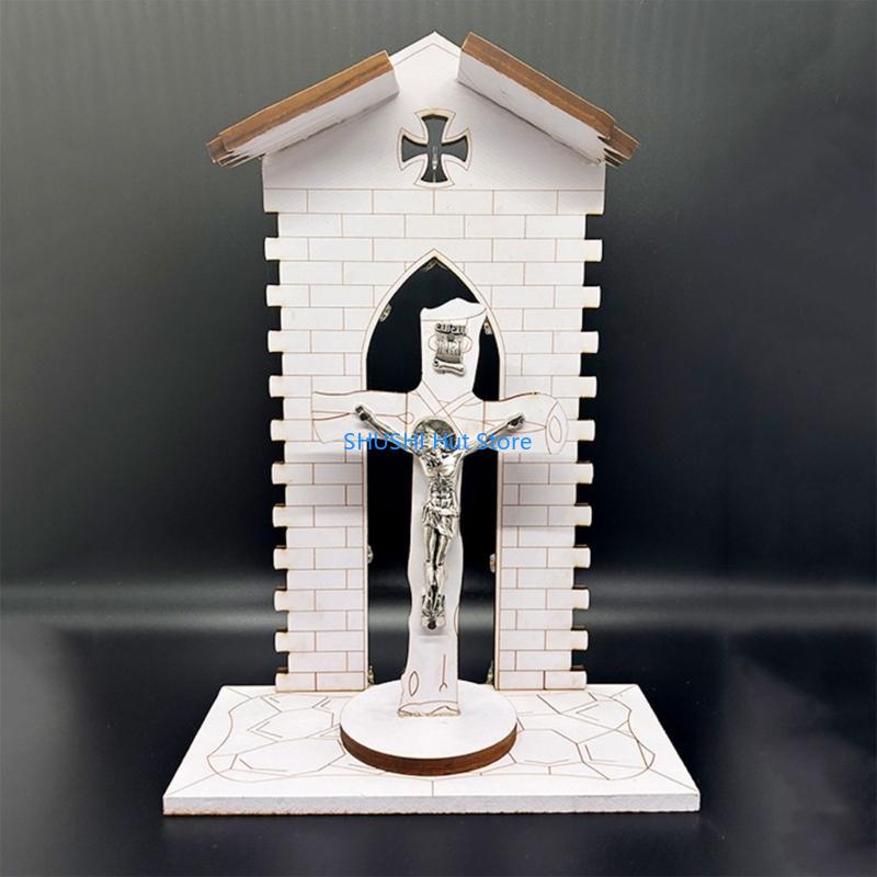 

Jesuses Christ on Statue Religious Gift Tabletop Crucifix Accessory D57B China Mainland