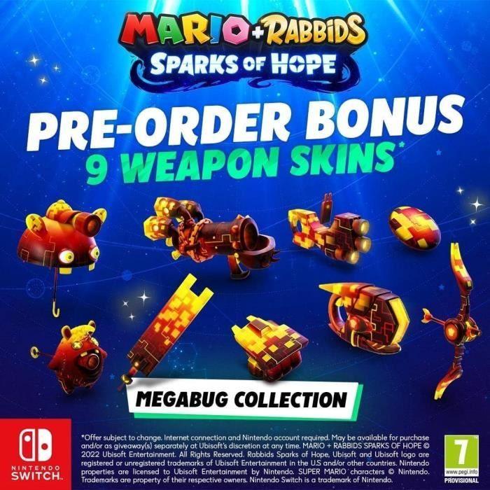 Jeu Vidéo - Nintendo - Mario And Rabbids: Sparks Of Hope - Aventure - PEGI 7+ - Switch