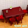 1 Piece Diy Accessories Miniatures Wooden Retro Simulation Dining Table Chair 1:12 Dollhouse Furniture Toy
