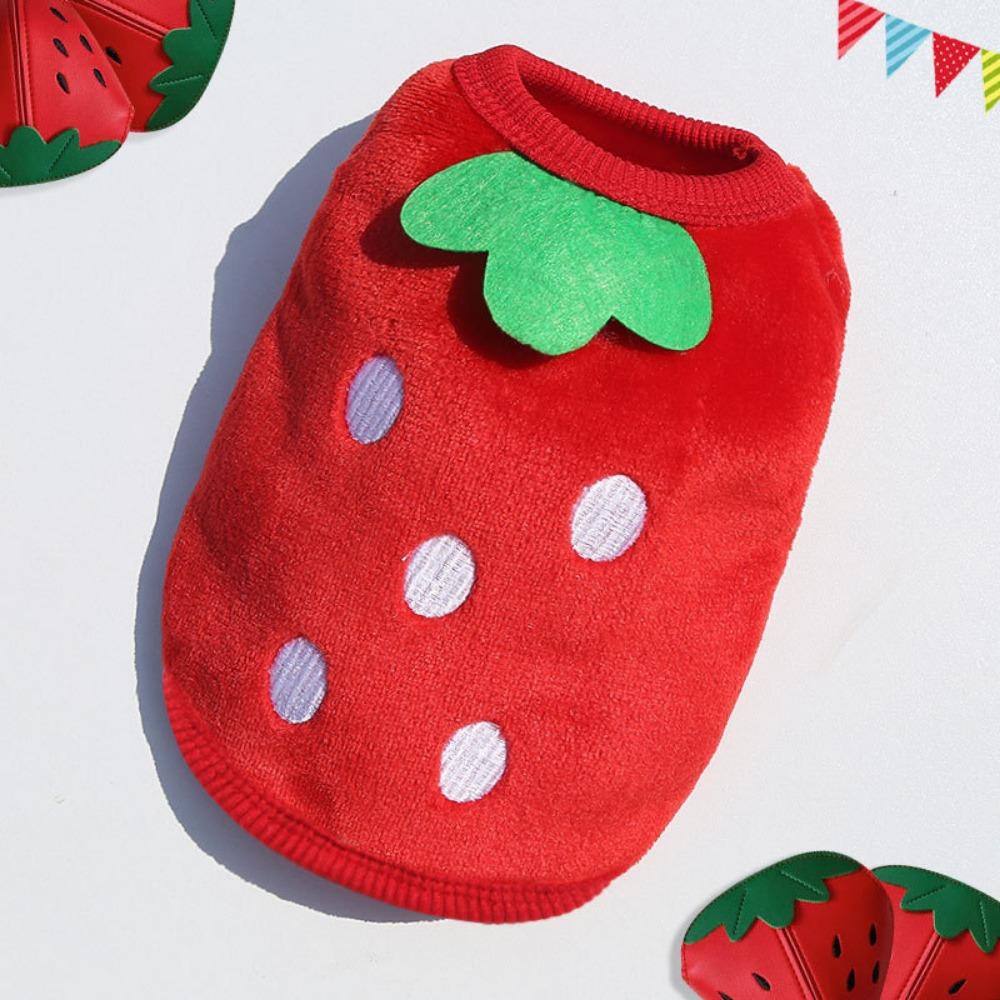 Puppy Flannel Warm Cat Teacup Dog Small Milk Dog Dog Cat Teddy Clothes Dog Vest Pet Supplies
