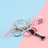 Creative Acrylic K-POP BTS EXO Twice Double-sided Keychain Transparent Pendant