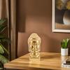 Resin Buddha Head Statue Art Sculpture Serene Zen Decoration for Living Room Entryway Meditation Spiritual Decor Feng Shui Home