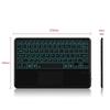 12.9" Bluetooth Backlit Touchpad Keyboard for iPad - Ultra-thin, Portable, Silent Wireless Keyboard for Tablet and Office Use