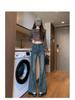 Women's Retro High-Waisted Flare Jeans (Spring/Autumn 2024) - Slimming Wide-Leg, Non-Clinging Design