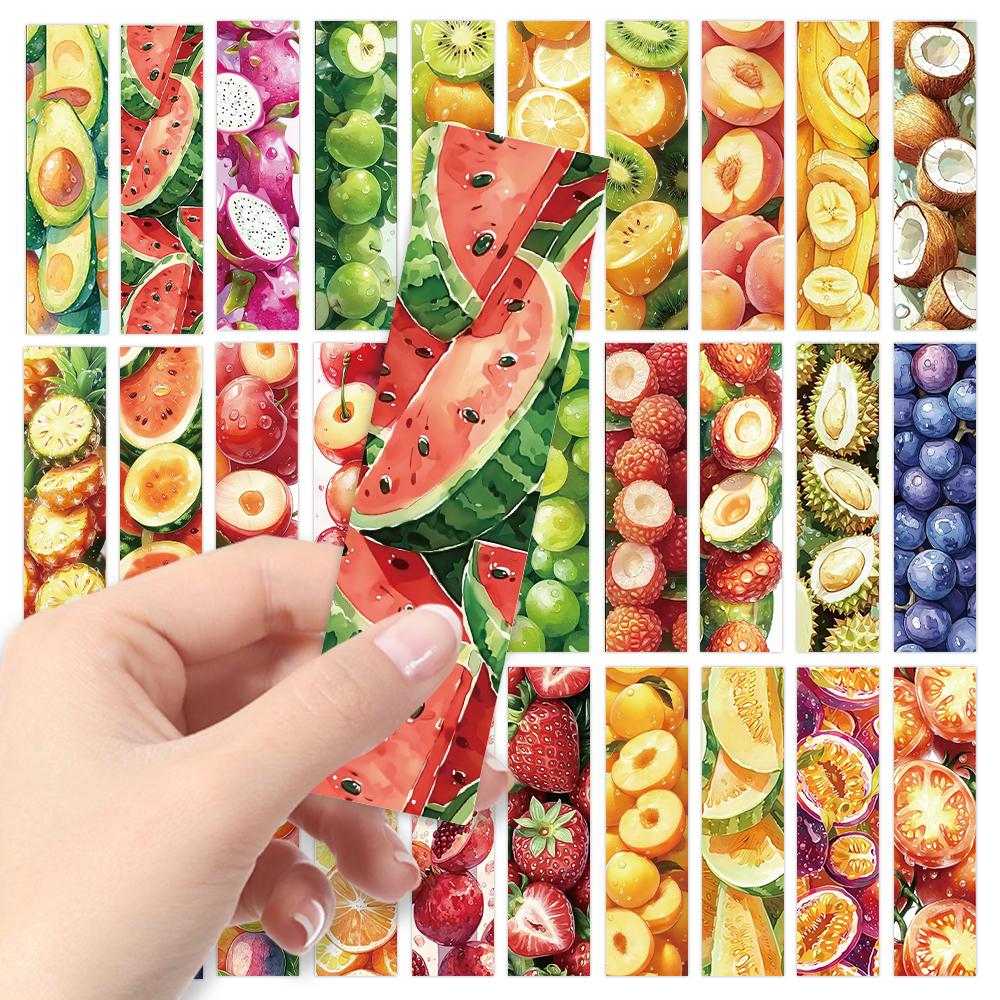 

32pcs, Fruit Collection Bookmarks, Back to School Season, Christmas, Halloween, Suitable for Teachers, Readers, and Birthdays.