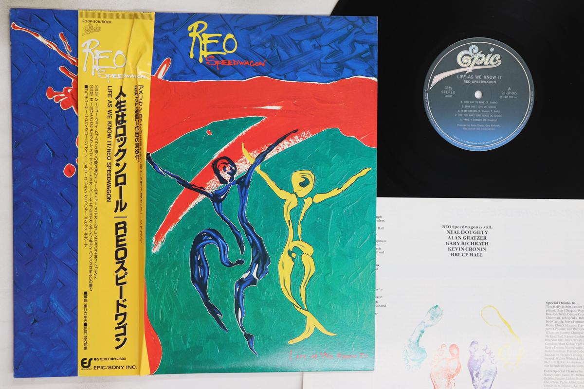 

LP Record REO SPEEDWAGON - Life As We Know It 283P805 EPIC 1987 Japan Obi Rock Used