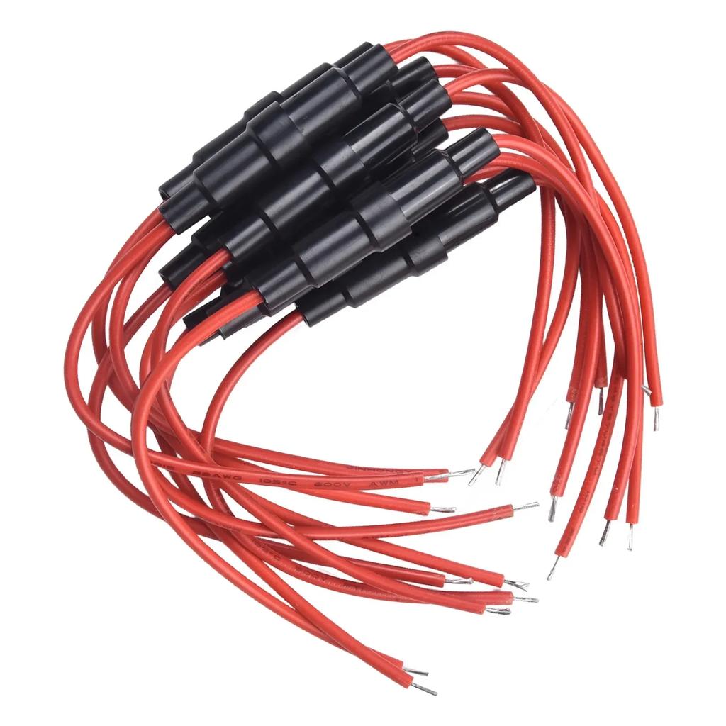Glass Tube Fuse Holder 20AWG 250V Protect Wiring Electrical Equipment Brand New High Quality In-line Screw Type