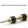 Quick Releases Self Locking Electric Drill Driver Hexagon Shank Extension Rod Suitable for 6.3mm Drill Driver Accessory