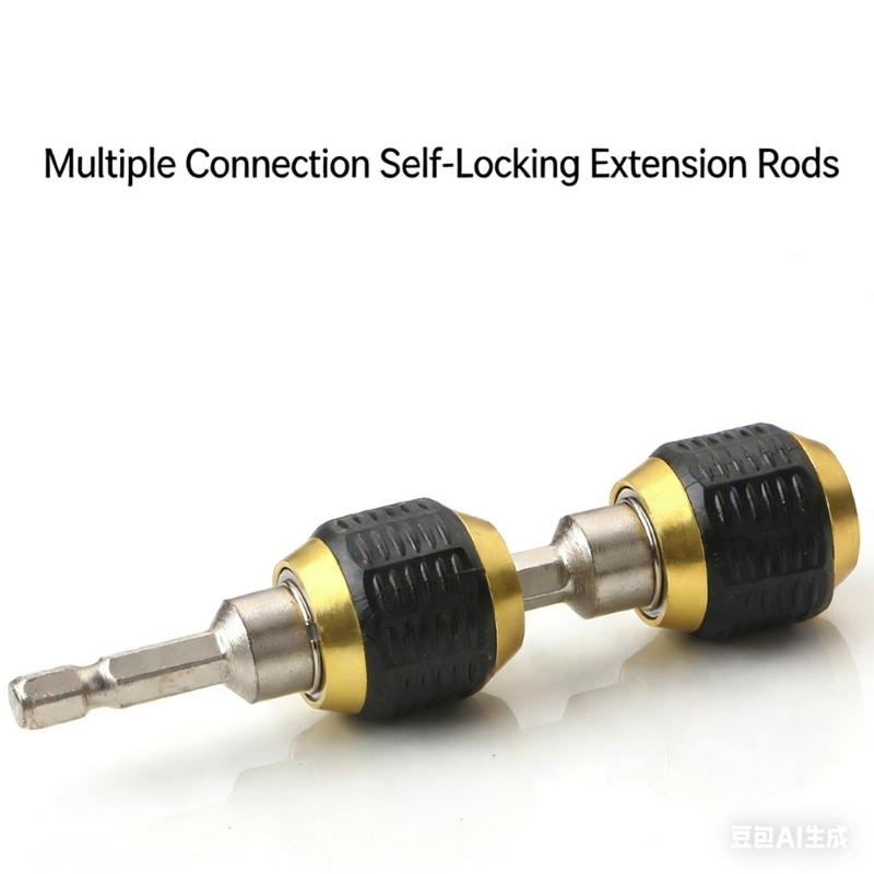 Quick Releases Self Locking Electric Drill Driver Hexagon Shank Extension Rod Suitable for 6.3mm Drill Driver Accessory