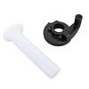 Empuñadura de acelerador giratoria de 22 mm con carcasa Empuñadura de acelerador giratoria resistente para 50 cc, 90 cc, 110 cc, 125 cc 14