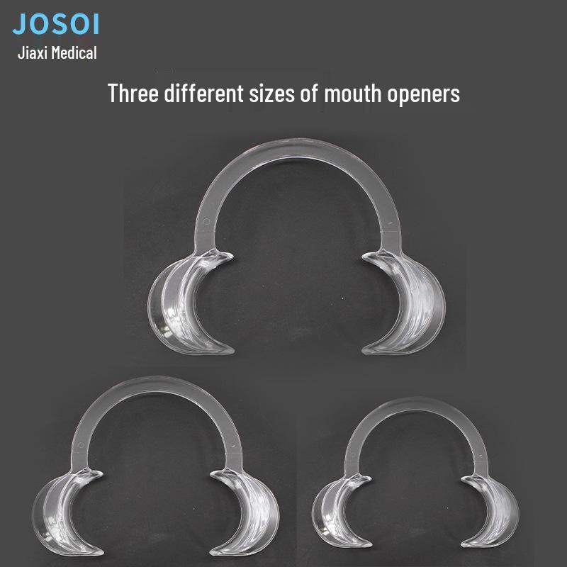 C-Type Plastic Dental Mouth Opener, High-Temperature Resistant (135°C), Disinfectable.
