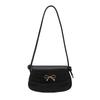 Fashion Bow Shoulder Armpit Bag Beautiful Solid Color Summer Simple Commuter Versatile Messenger Bag Women