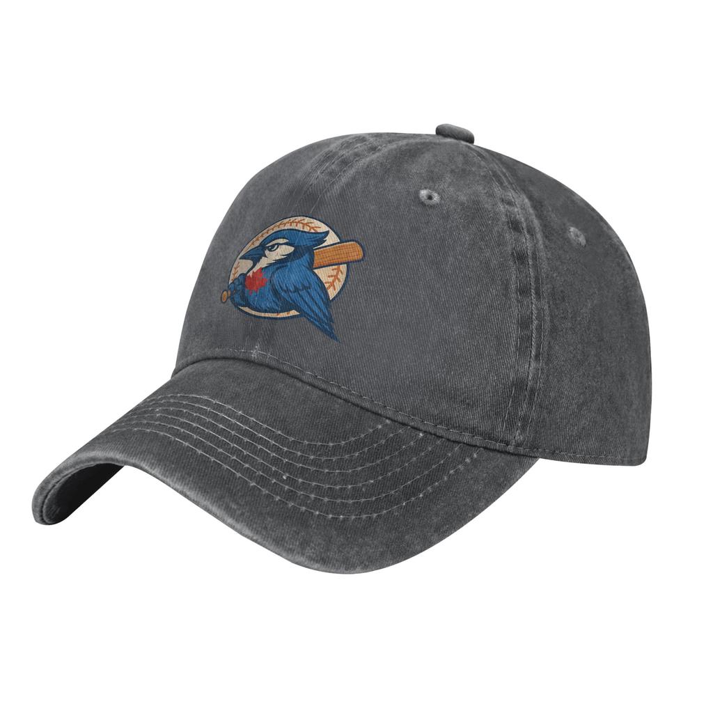 Fashion Blue-Jays-Bird Baseball Baseball Caps Unisex Style Distressed Cotton Sun Cap Outdoor Summer Adjustable Fit Caps Hat
