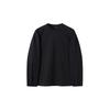 CusTomellow Black Graphic Long Sleeve T shirT Black cwTas25214bkx