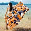 Serviette de plage imprimée en microfibre Anime A-Aperols S-Spritzs Escalade Yoga Plage Natation Course à pied Serviette douce absorbante
