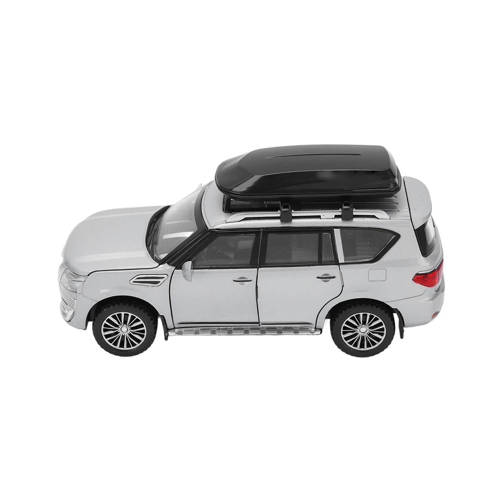 

132 Модель автомобиля внедорожника из литого сплава с инерционным механизмом, игрушки со звуком и светом для мальчиков и