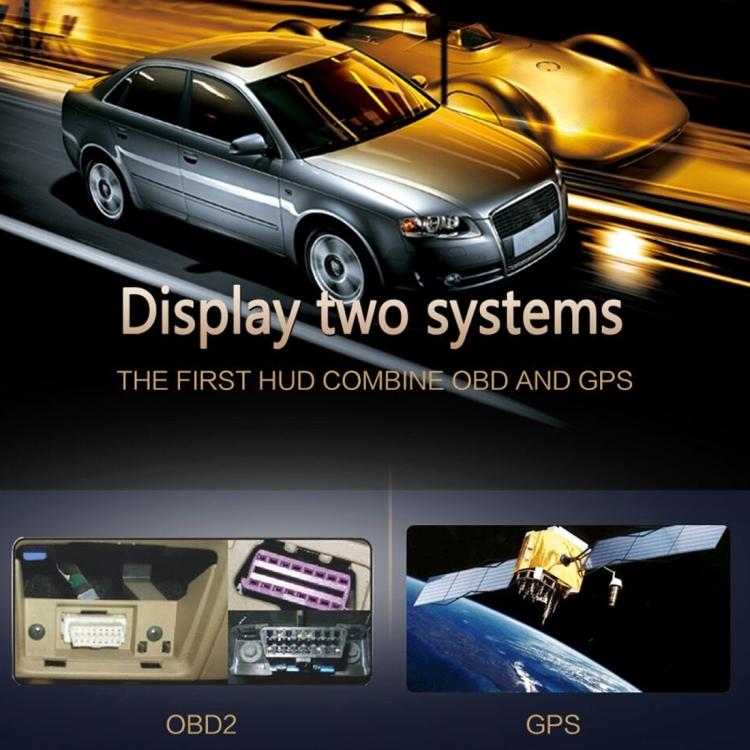S7 5.8 inch Car GPS HUD / OBD2 Head Up Display