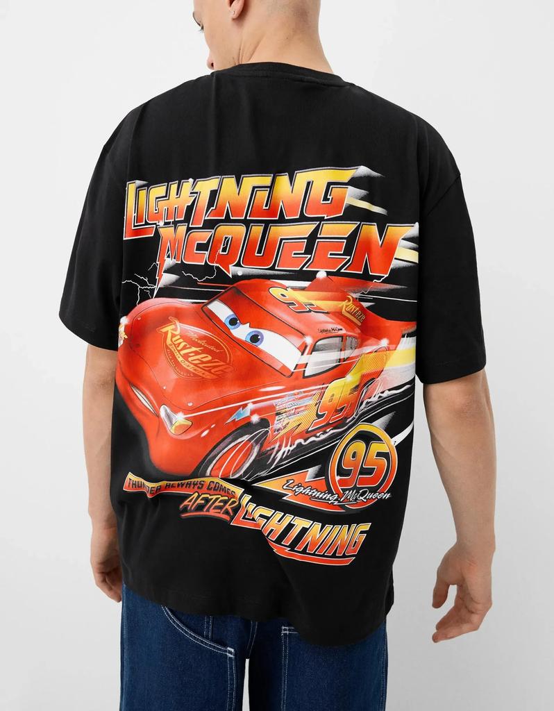Tricou cu Imprimeu Grafic Lightning McQueen 95 la Reducere Mare Bărbați Femei Casual Bumbac Supradimensionat Y2k Mâneci Scurte Streetwear Hip Hop Modă Top Supradimensionat