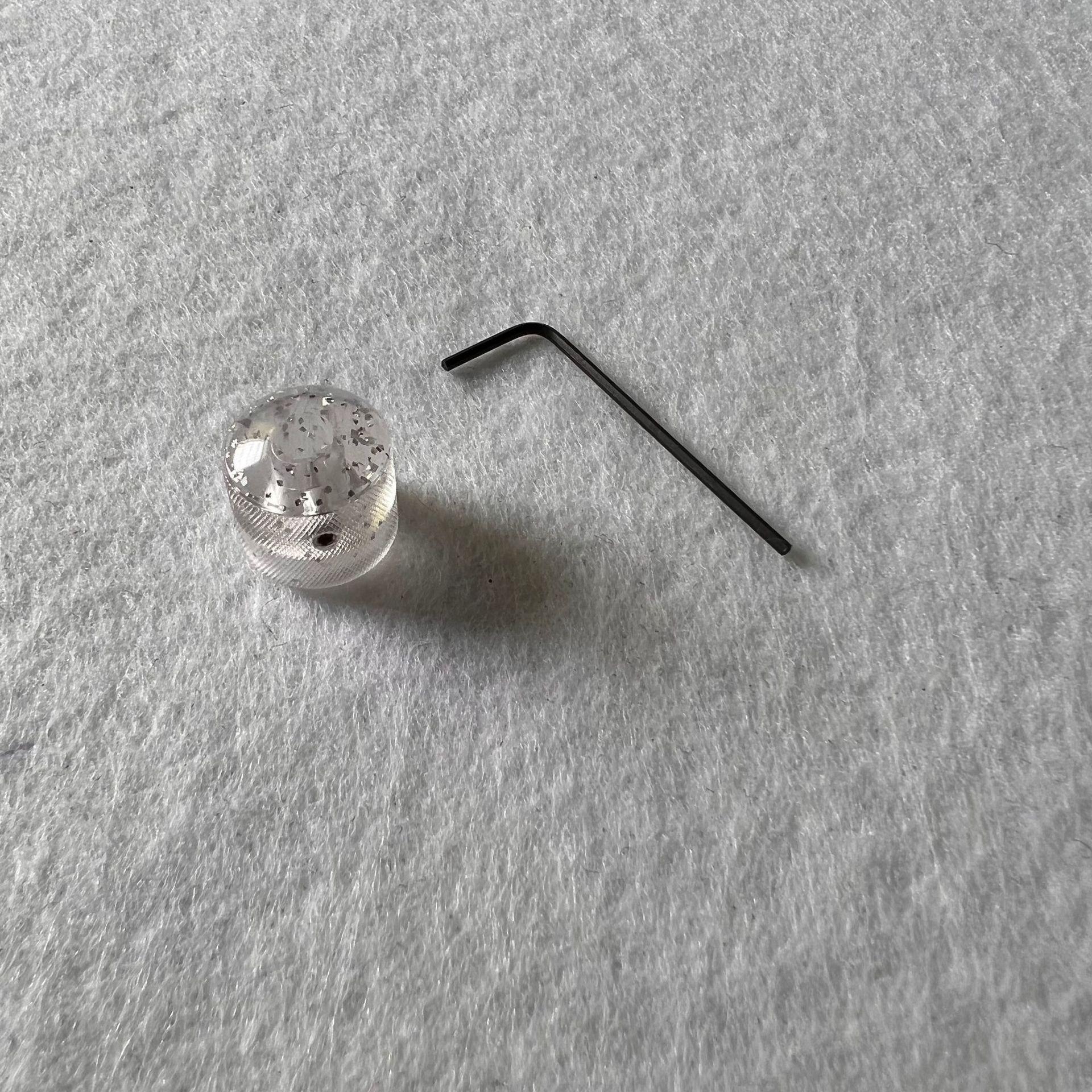 Plastic Volume and Tone Knob Set for Electric Guitar and Bass