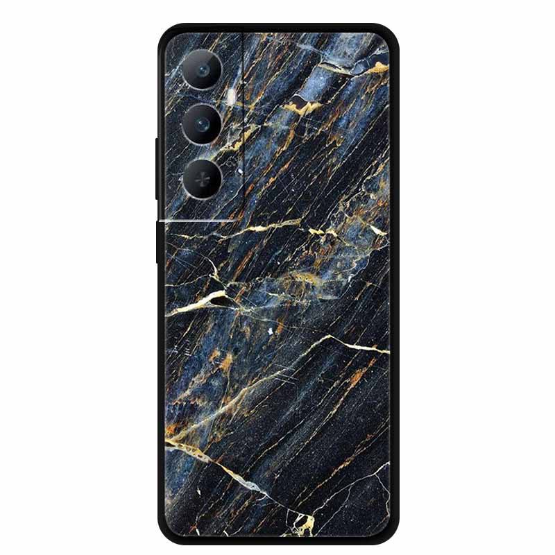 For Realme C65 4G Global C 65 Phone Case Marble Patterns Back Cover TPU Soft Silicone Protector Shield Funda for RealmeC65 Capa