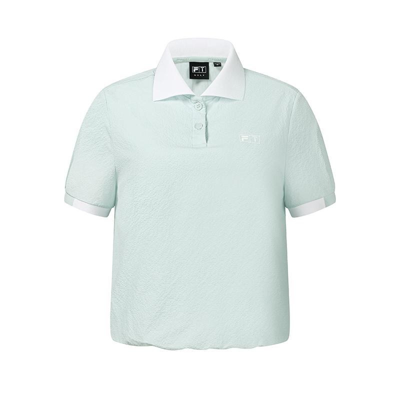 FILA Простая однотонная удобная рубашка-поло Женские топы A11W635115F-LB S