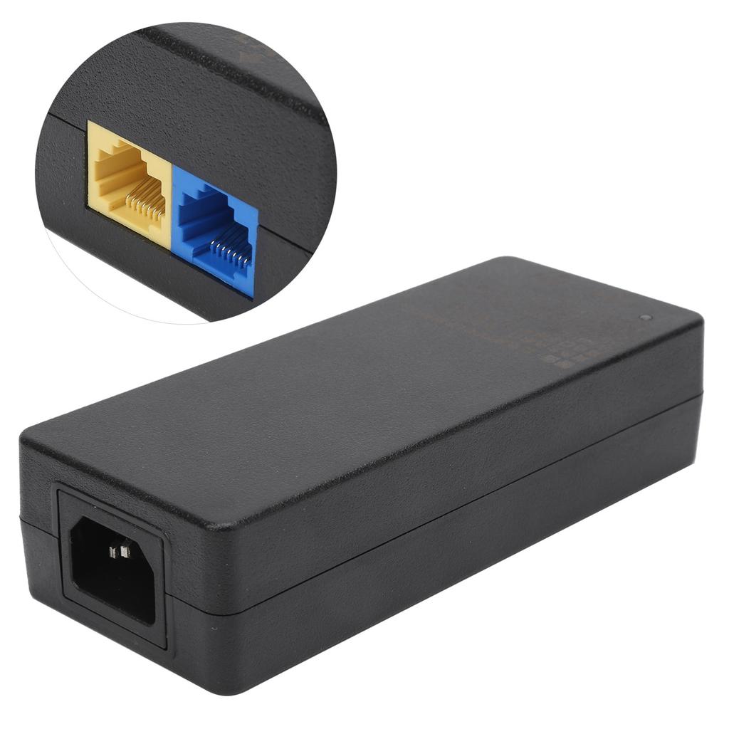 POE Repeater Power Supply 8‑Way Adapter Block Brick  Input with Cable Plug