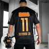 SummerClassic 1112 Santossi Pure Cotton Football Shirt Retro Little Neymar Football Adult Unisexs and Unisexs Large Short Sleeves