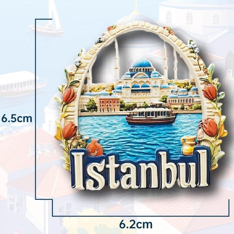 Turkey Fridge Stickers Blue Istanbul Travel Souvenirs Mosque Halfeti Fridge Magnets Home Decor Wedding Gifts