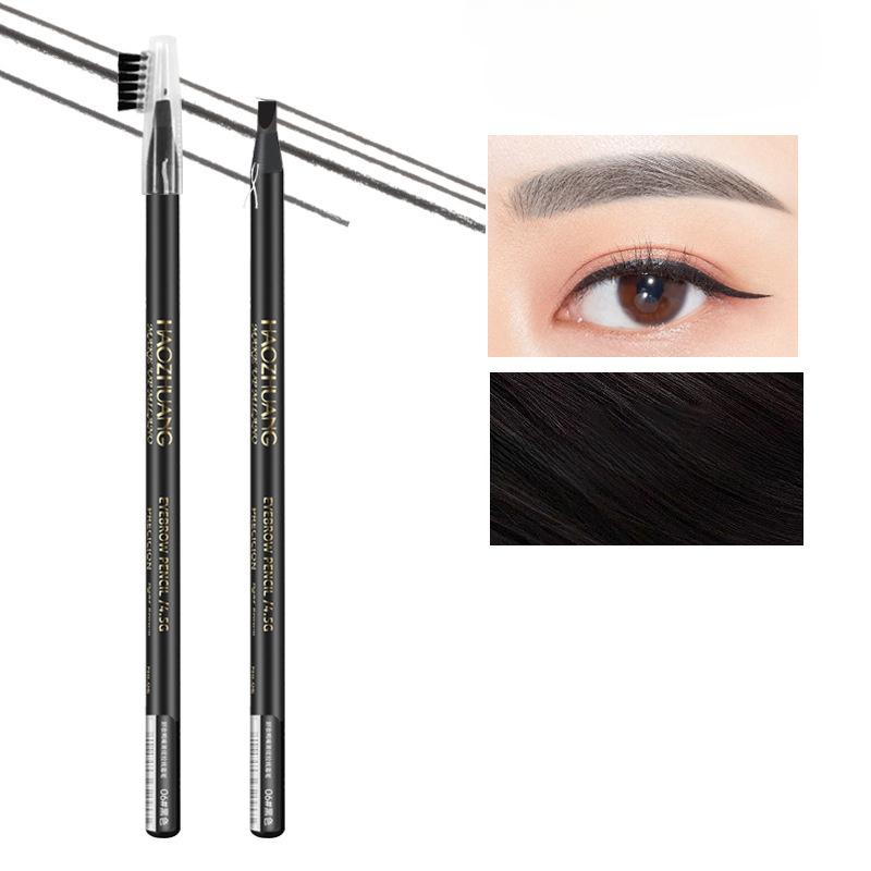Eyebrow Pencil Ultra-fine Outline Shadow Waterproof Non-smudge Eyebrow Pen Natural Long-Lasting Tattoo Tint Eye Brow Makeup 1pc