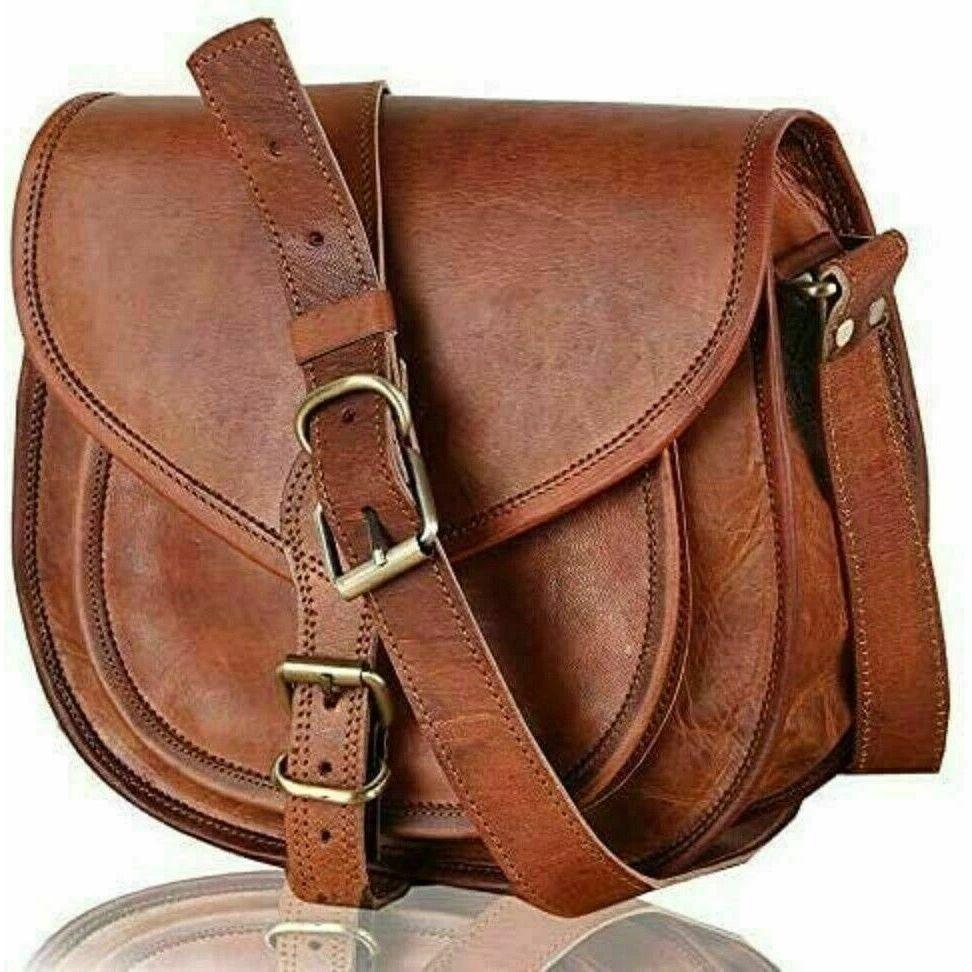 Leather Crossbody Messenger Purse Handbag Satchel Bag Women New Vintage