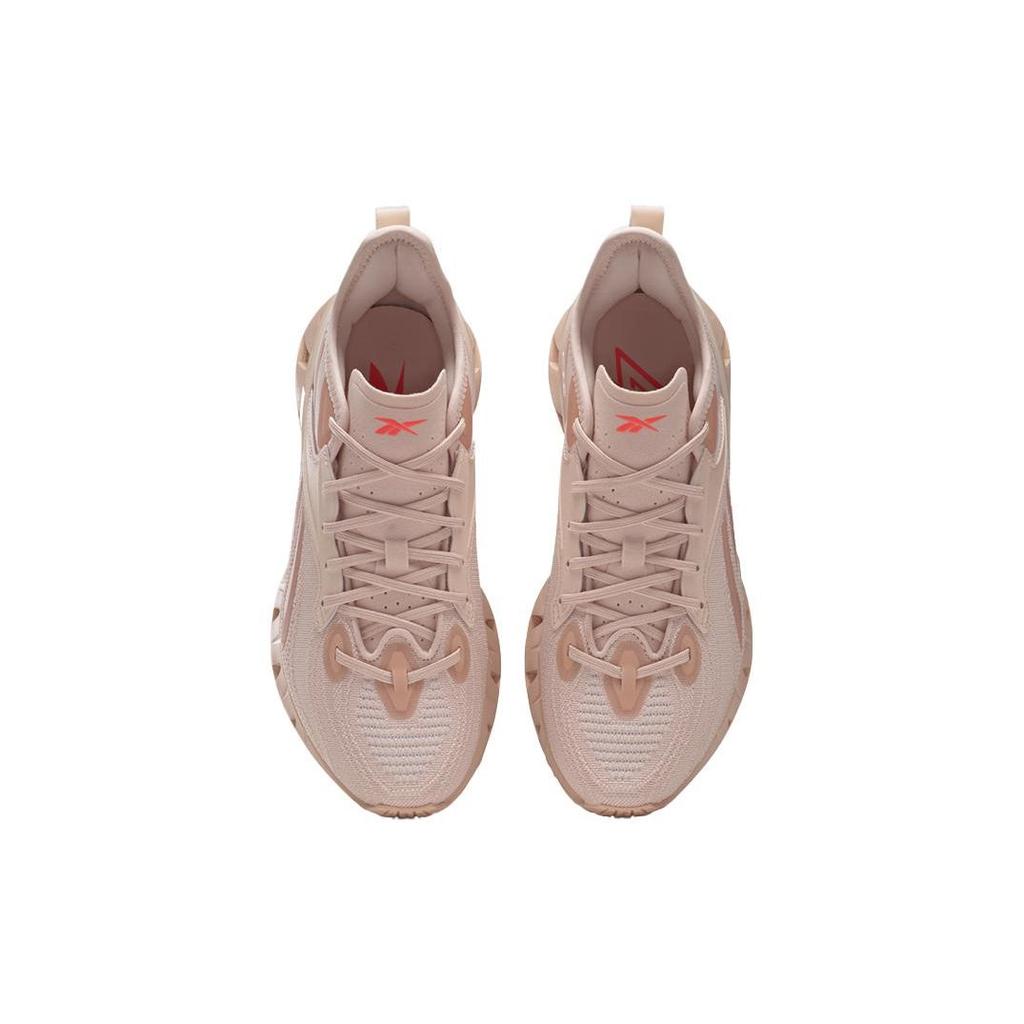 Reebok  Zig Kinetica 3 Soft Ecru Women Sneakers Tan Neon-Cherry HR1321