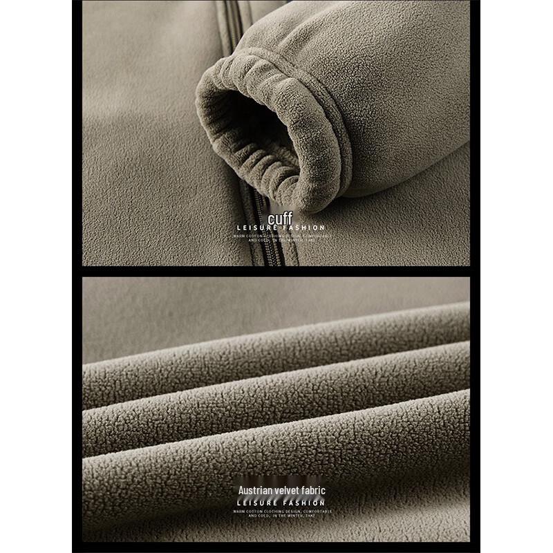 TUCANO Men's Thickened Fleece Stand-Collar Jacket