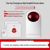 Wireless Emergency Alarm Button for Disabled Restroom with Sound and Light