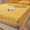 2025 New Warm and Soft Bed Sheet,Thickened Winter Protective Cover with Flannel, Furry Mattress Cover, Mattress Protective Cover